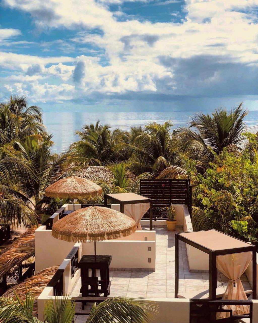 Caribbean Beach Cabanas Placencia Exteriör bild