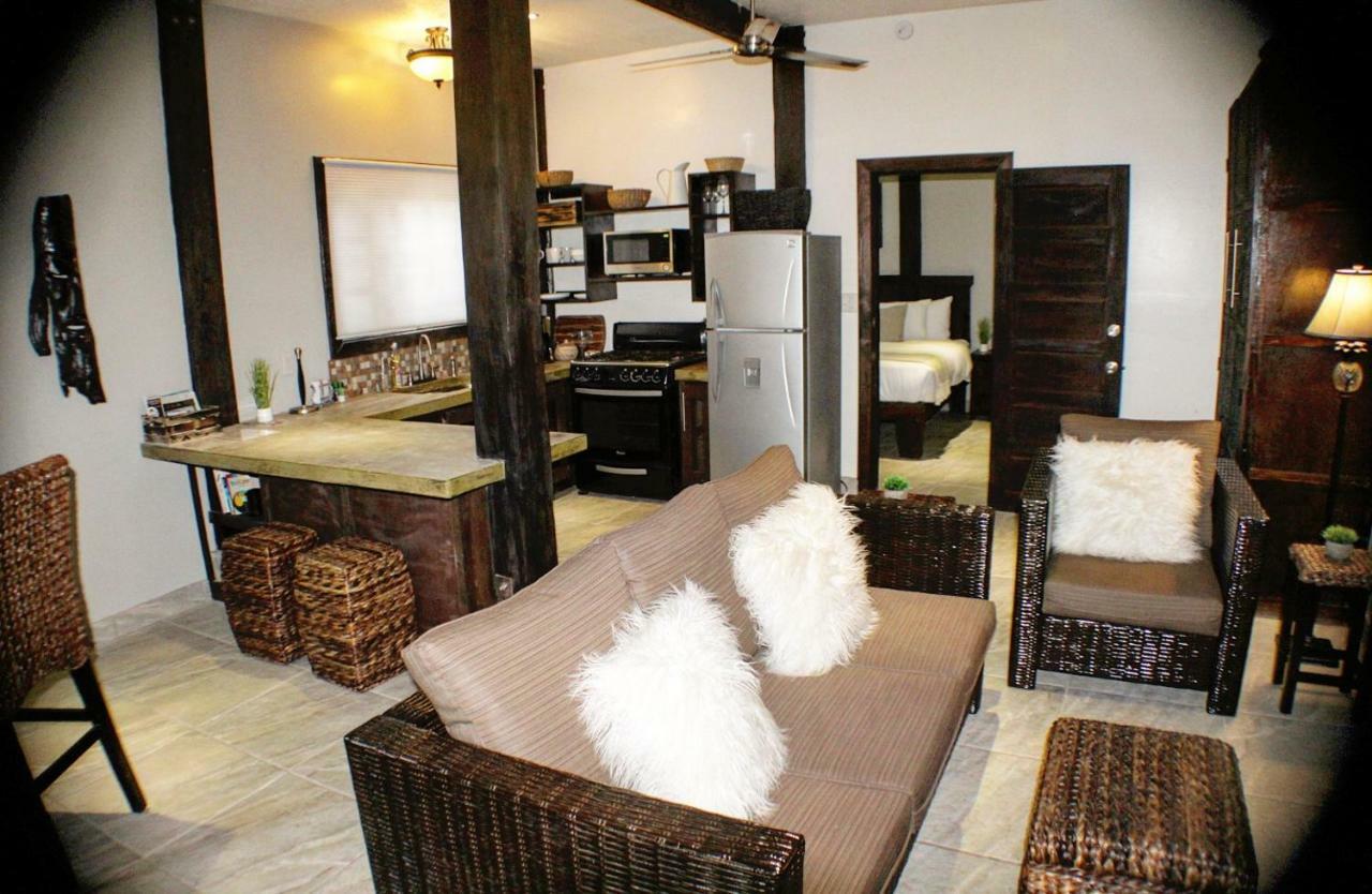 Caribbean Beach Cabanas Placencia Exteriör bild